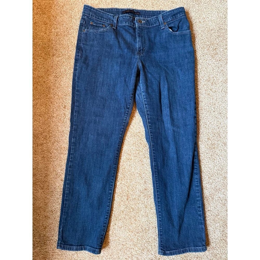 Levi's Classic Mid-Rise Skinny Jeans Medium Wash Denim Size 14‎